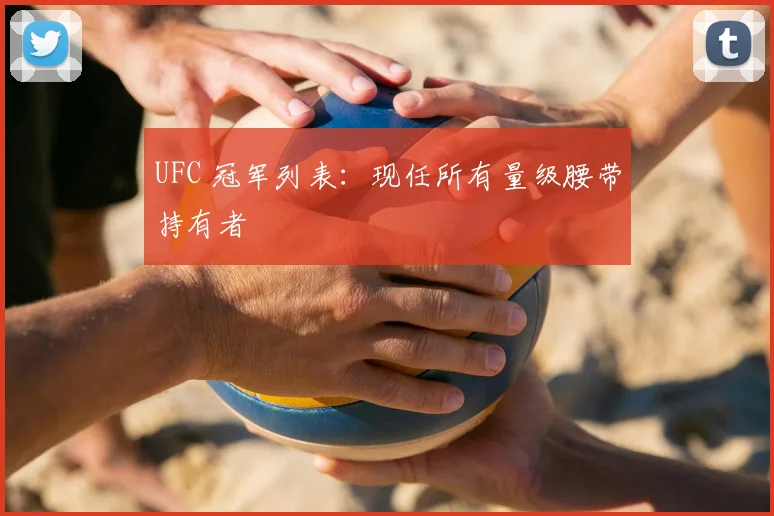 UFC 冠军列表:现任所有量级腰带持有者