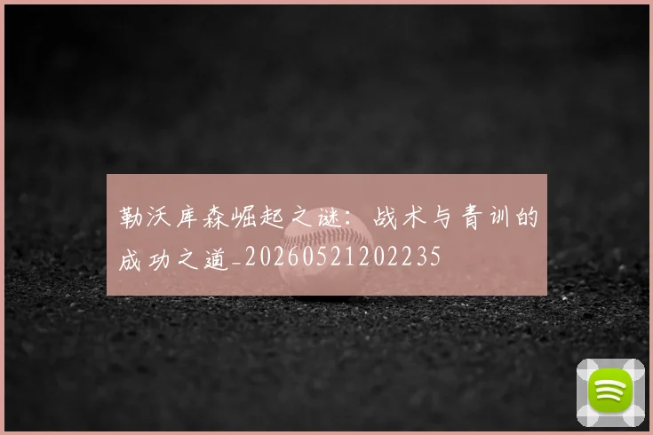 勒沃库森崛起之谜：战术与青训的成功之道_20260521202235